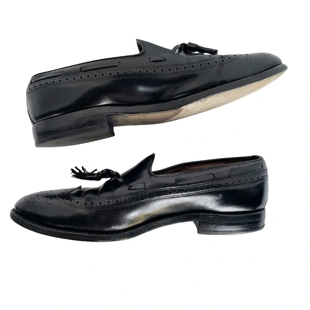𝅺Allen Edmonds Manchester 8507 Black Dress Shoes Size 9.5 D